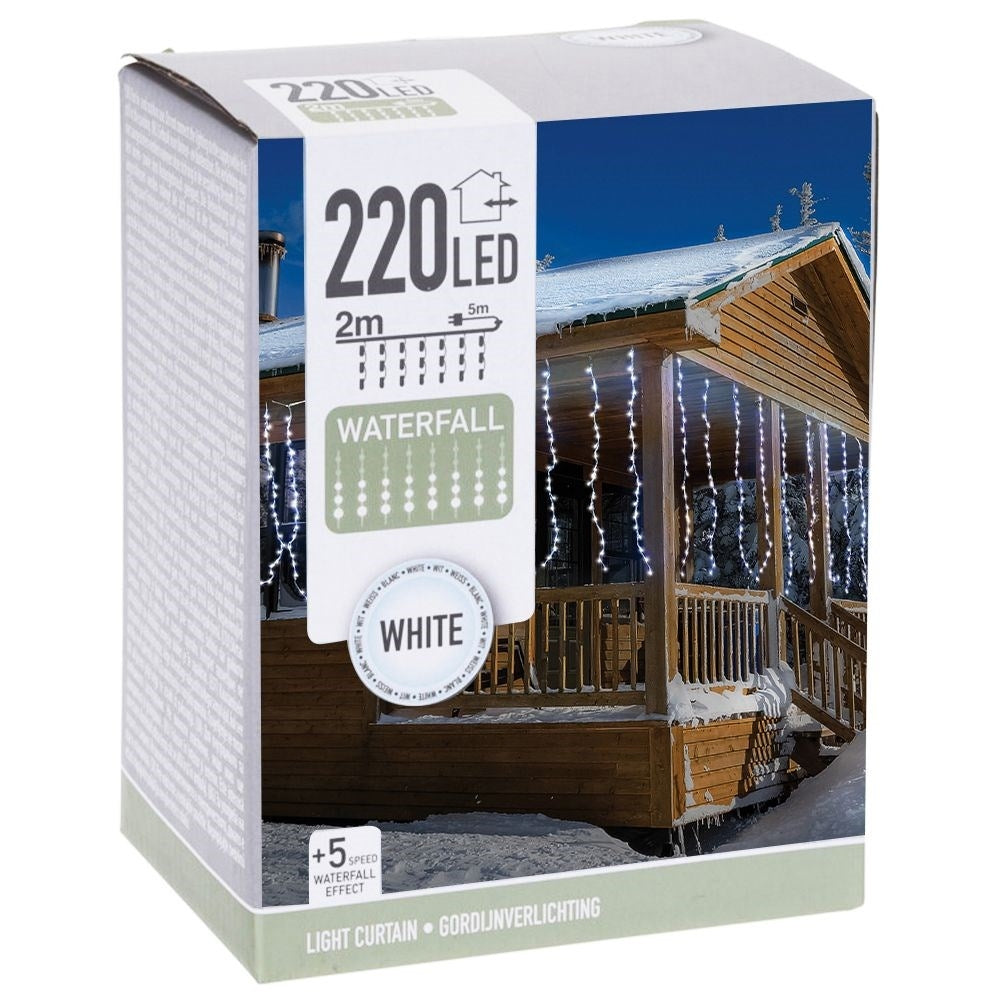 Light string 220 LED: Fantastic Christmas decoration for inside and outside