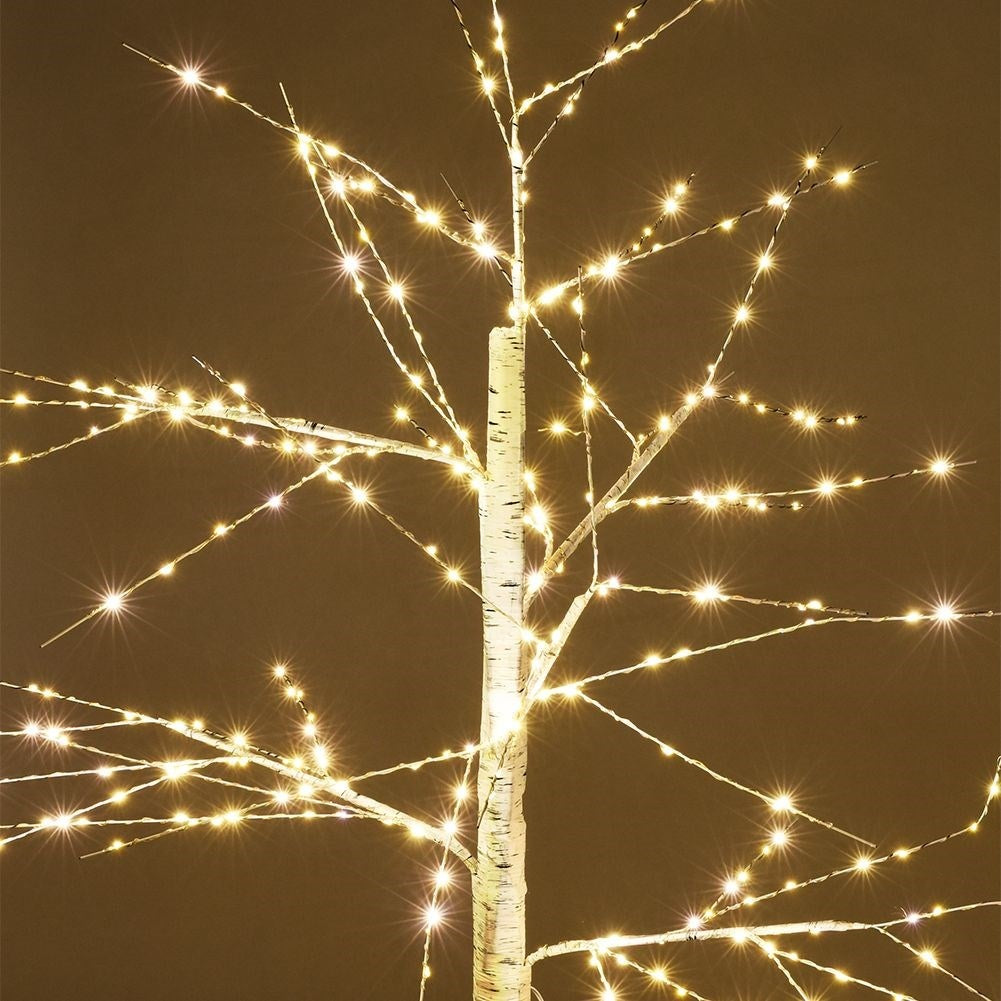 Light tree - Luminous birch with 325 LEDs