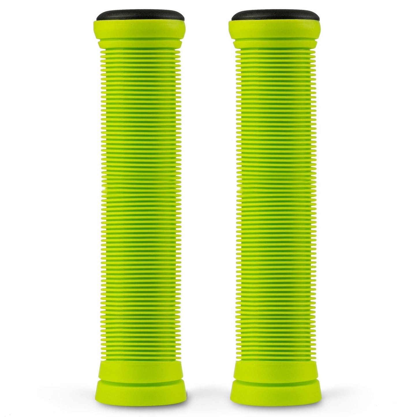 Lime green handles for scooters 142 x 35 mm, 2-pack