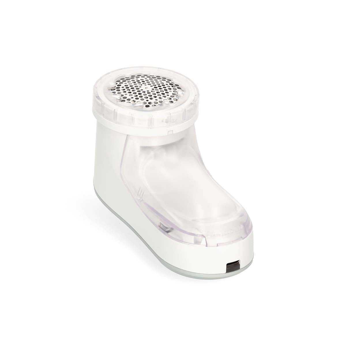 Lint Remover with Built-In Lithium-Ion Battery, White