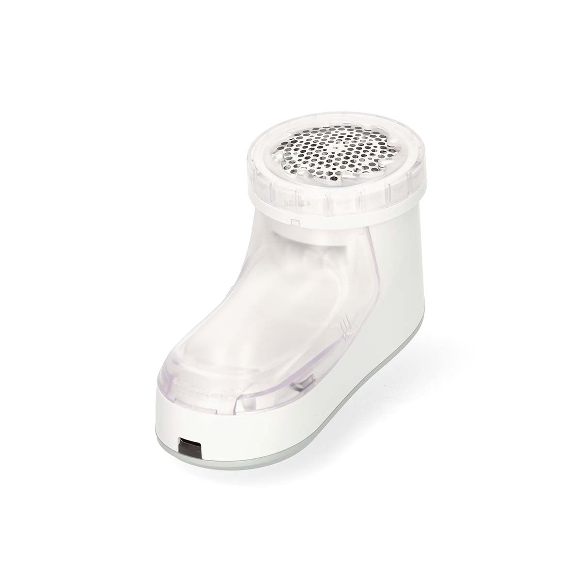 Lint Remover with Built-In Lithium-Ion Battery, White