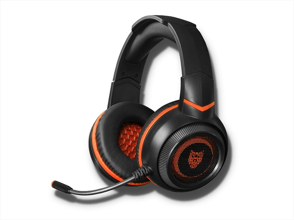 Liocat HP 785C Gaming Headphones Over-ear - Black/Orange