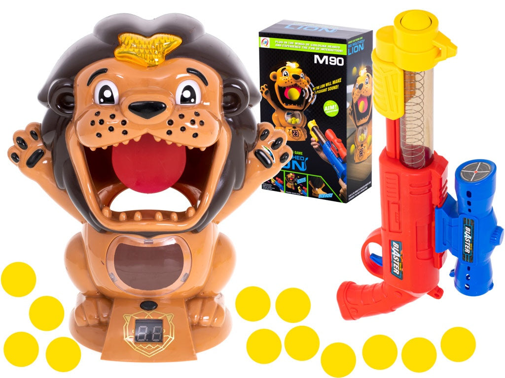 Lion pellet gun target shooting