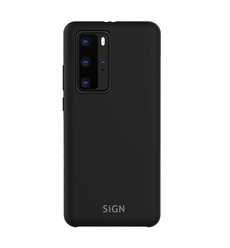 Liquid Silicone Case for Huawei P40 Pro - Black