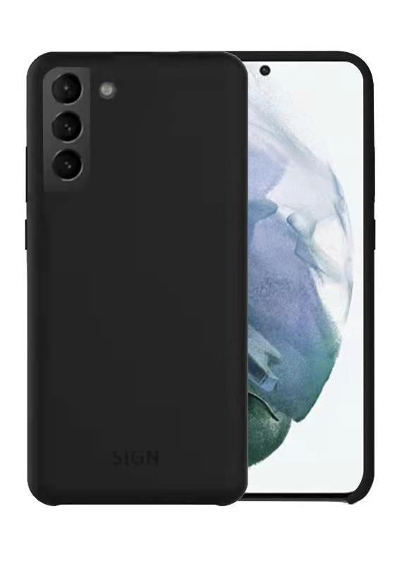 Liquid Silicone Case for Samsung Galaxy S21 - Black
