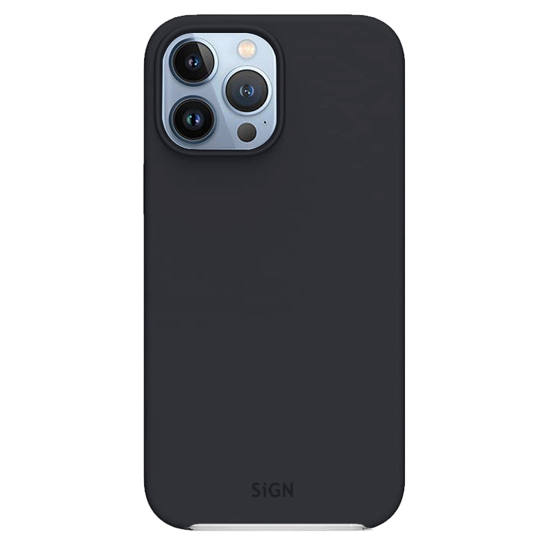Liquid Silicone Case for iPhone 13 Pro Max - Black