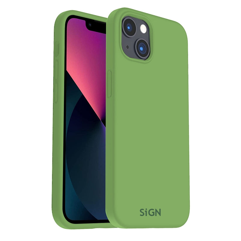 Liquid Silicone Case for iPhone 14 - Jade Green