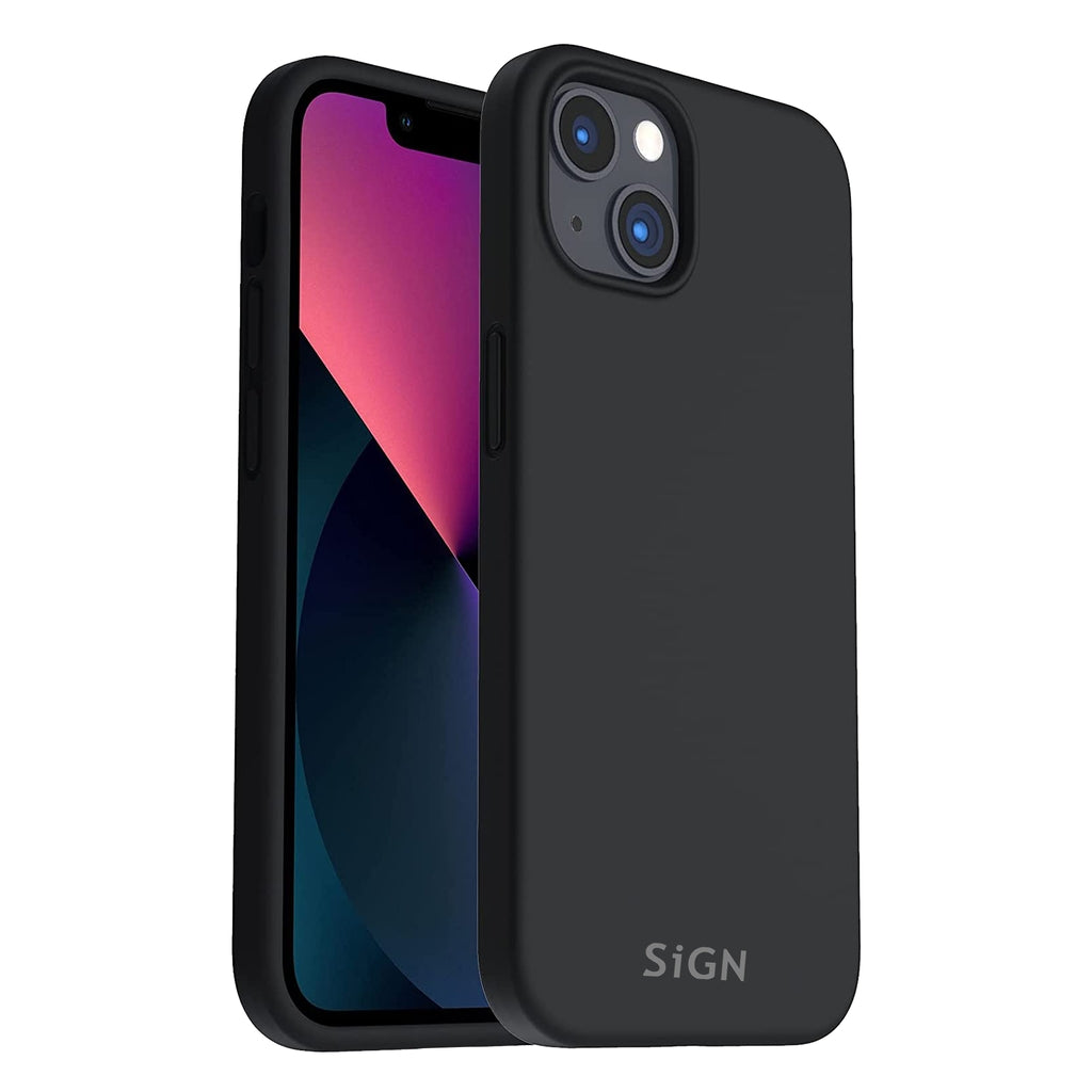 Liquid Silicone Case for iPhone 14 Plus - Black