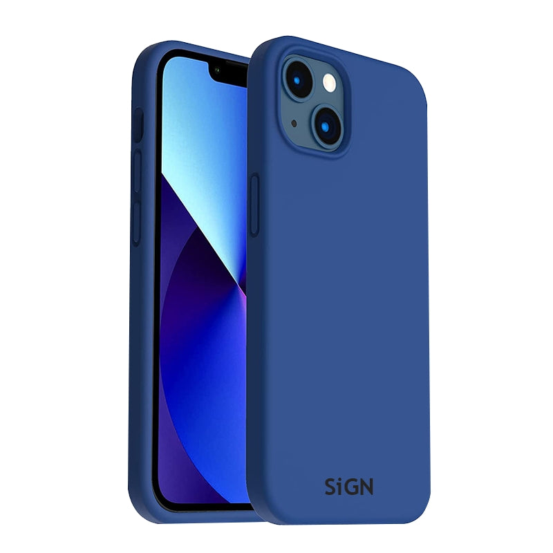Liquid Silicone Case for iPhone 14 Plus - Sea Blue