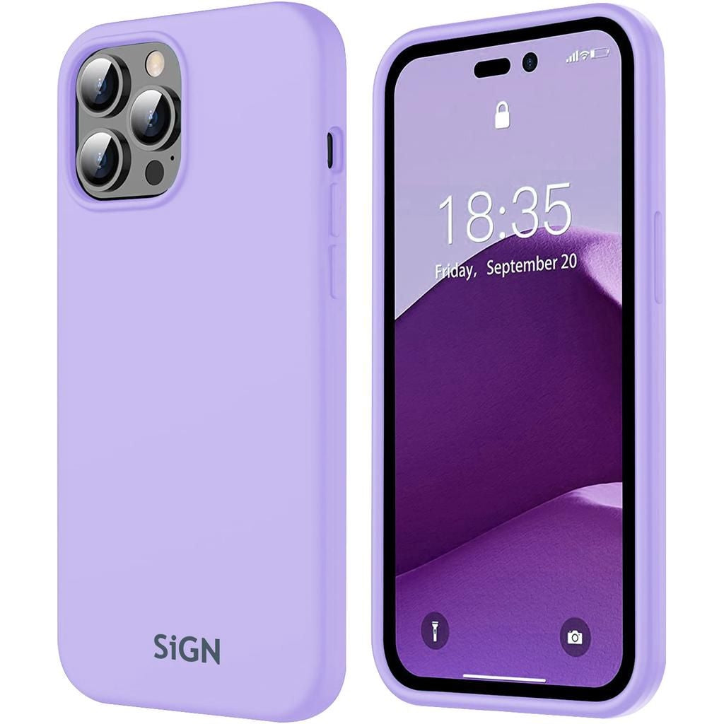 Liquid Silicone Case for iPhone 14 Pro Max - Lavender