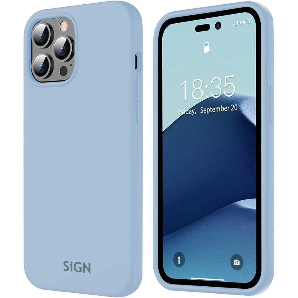 Liquid Silicone Case for iPhone 14 Pro - Sapphire Blue