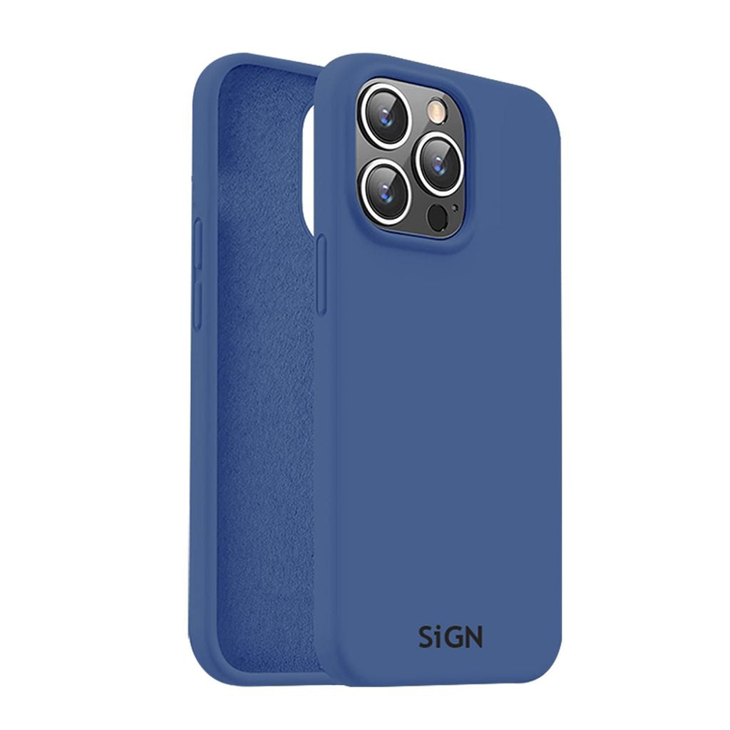 Liquid Silicone Case for iPhone 15 Pro Max - Blue