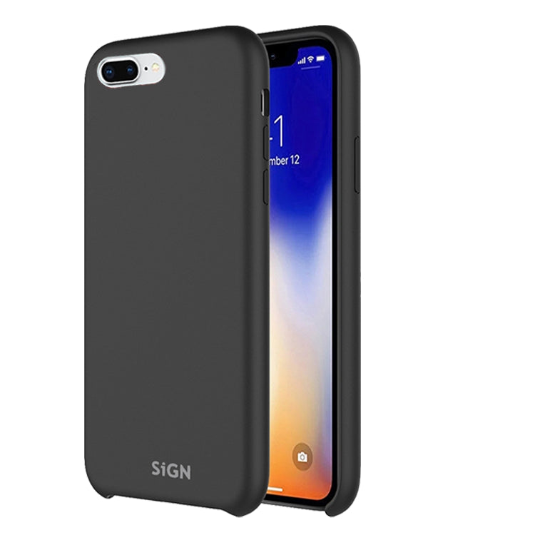 Liquid Silicone Case for iPhone 7 & 8 Plus - Black