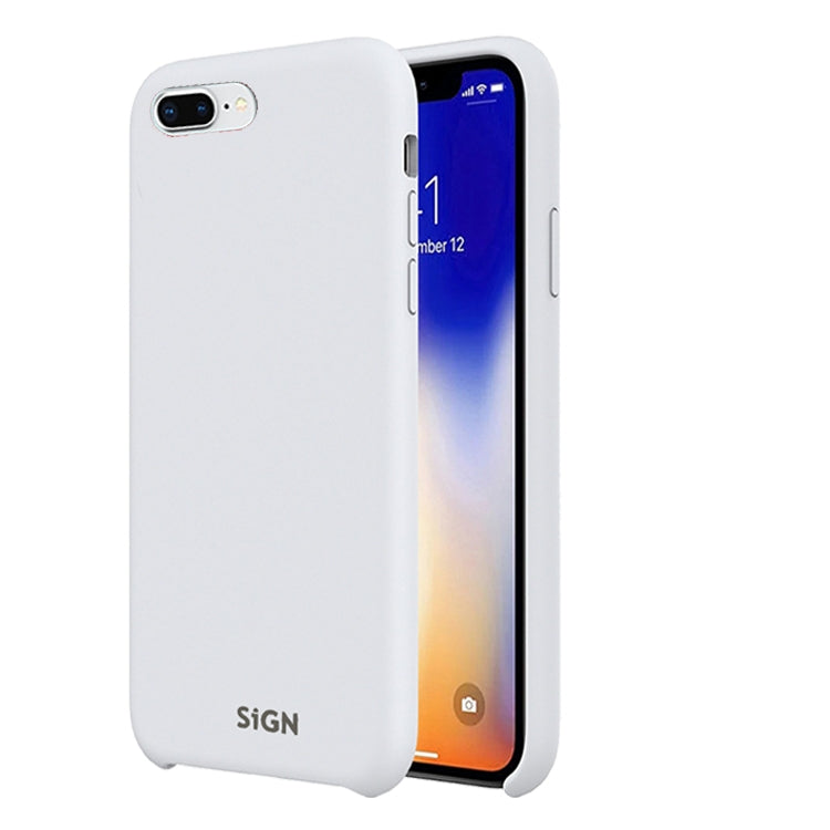 Liquid Silicone Case for iPhone 7 & 8 Plus - White