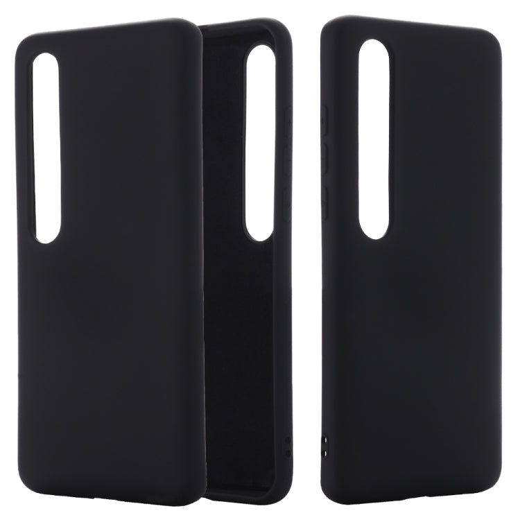 Liquid Silicone Cover for Xiaomi Mi 10 - Black