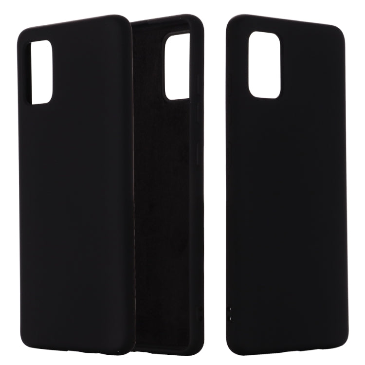Liquid Silicone Cover for Xiaomi Mi 10 Lite - Black