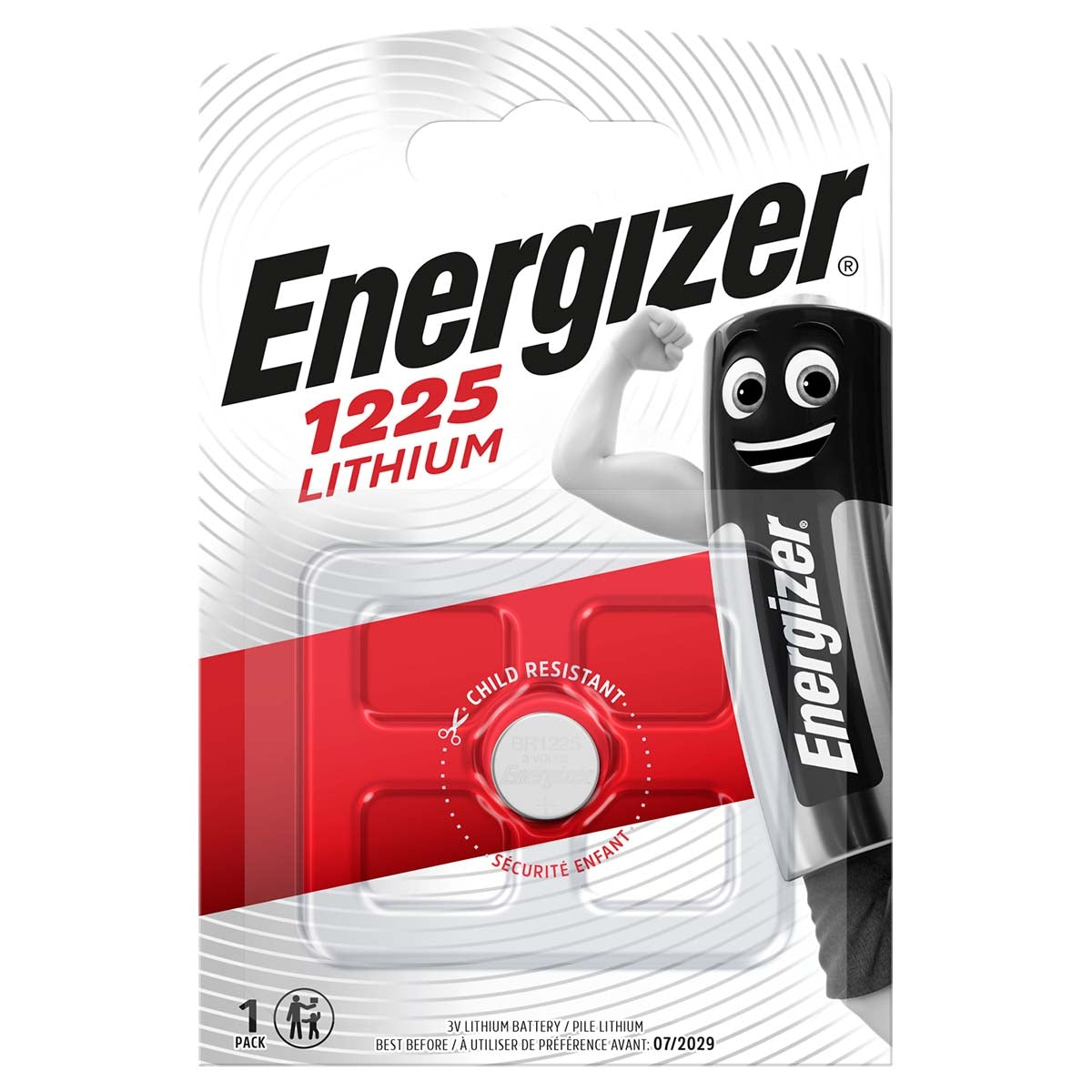 Lithium Button cell battery BR1225 3 V 1-Blister