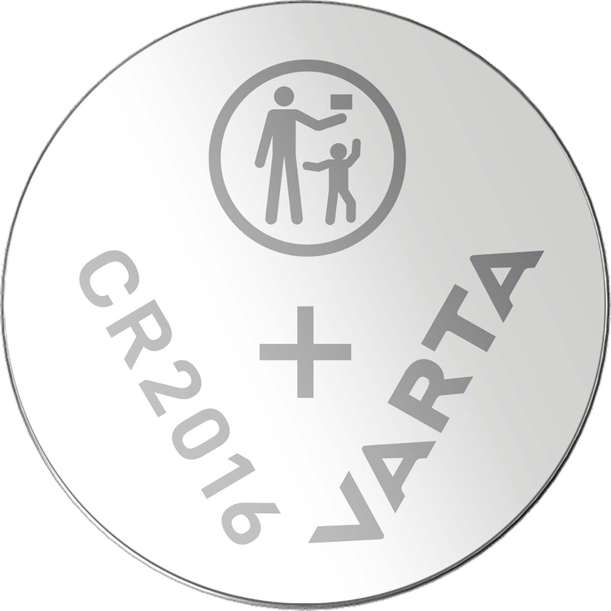 Lithium button cell battery CR2016 | 3 V DC | 87 mAh | 2-Blister | Silver