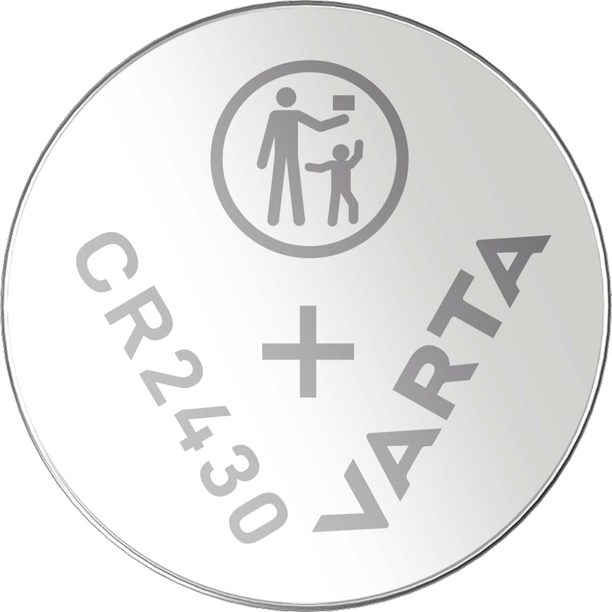 Lithium button cell battery CR2430 | 3 V DC | 290 mAh | 2-Blister | Silver