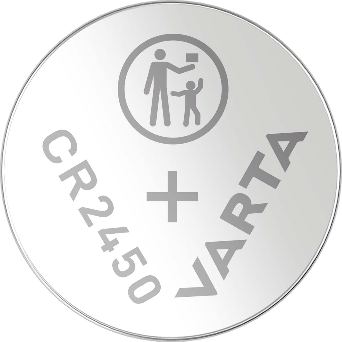 Lithium button cell battery CR2450 | 3 V DC | 570 mAh | 2-Blister | Silver