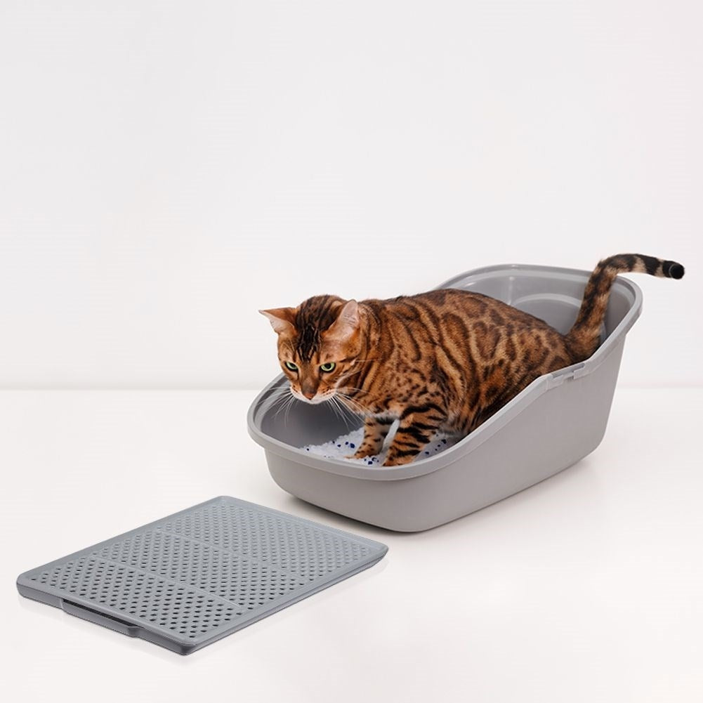 Litter box mat: Effective sand catcher, easy cleaning