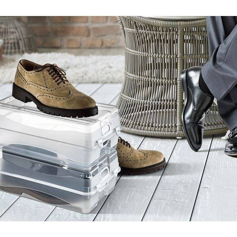 Lockable shoe box 36x21.5x13.5 cm