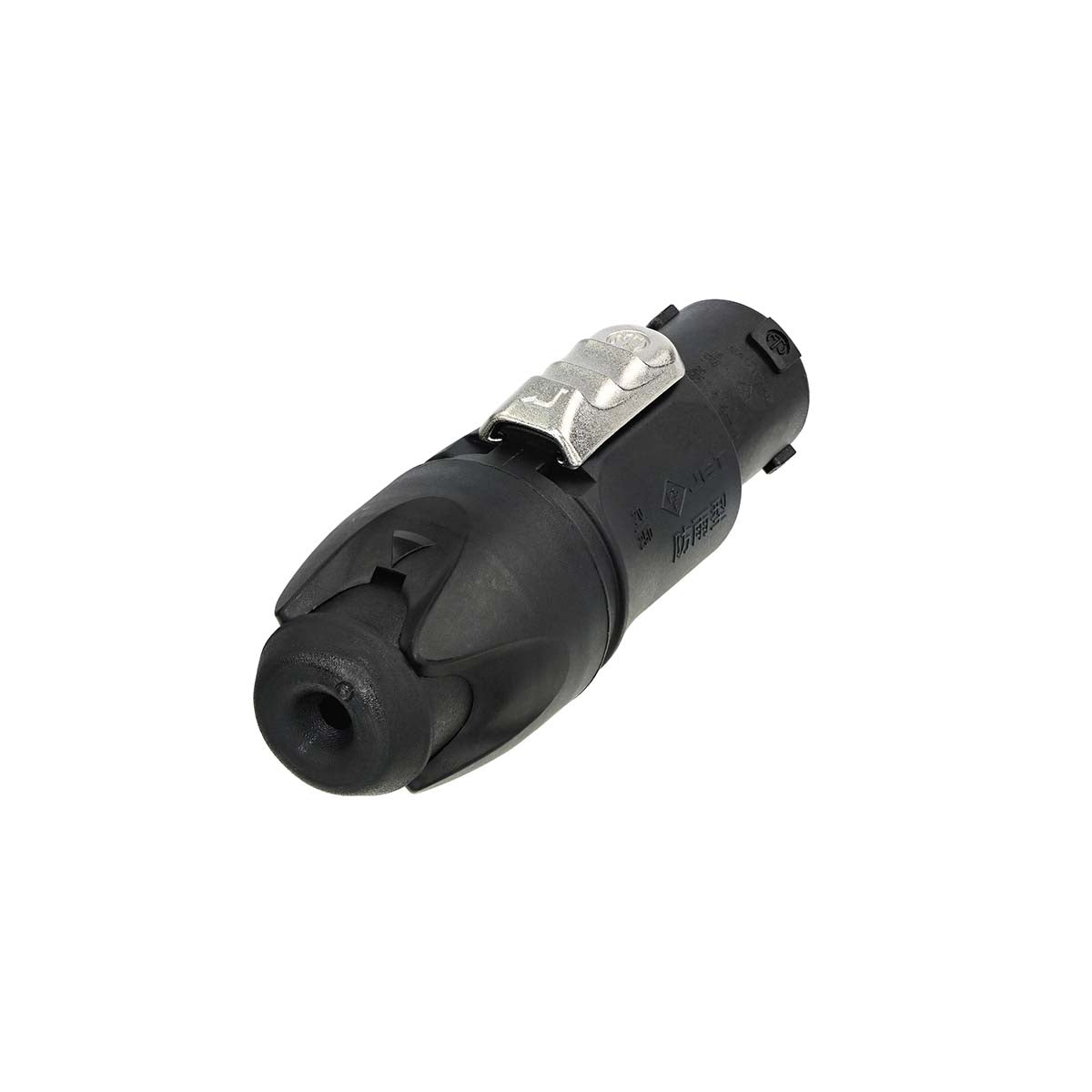 Locking female cable connector, screw terminals