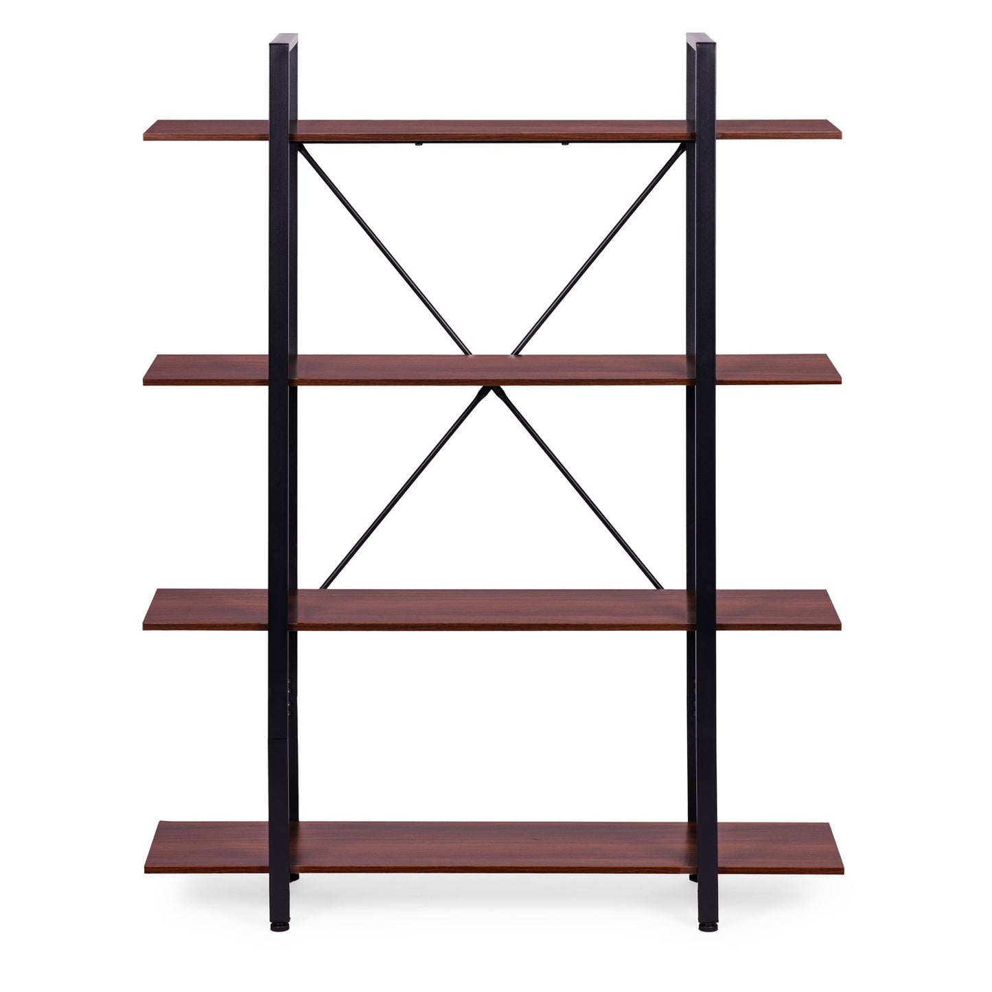 Loft Industrial Shelf – 4-Tier Metal Frame, MDF Board