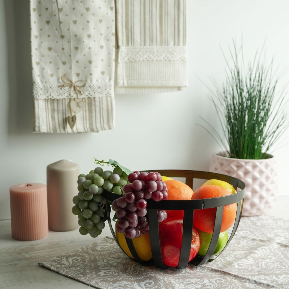 Loft Style Fruit and Vegetable Basket for Elegant Kitchens