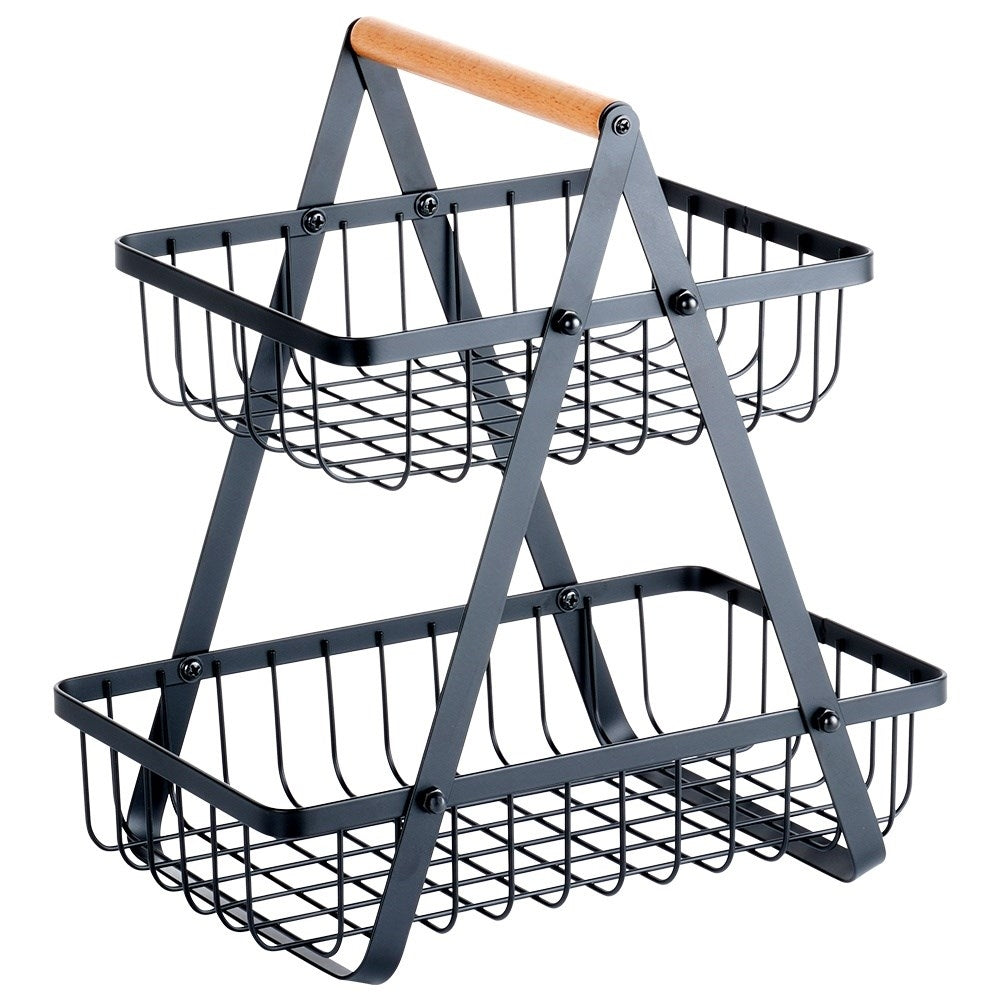 Loft Style Metal Basket for Fruits and Vegetables