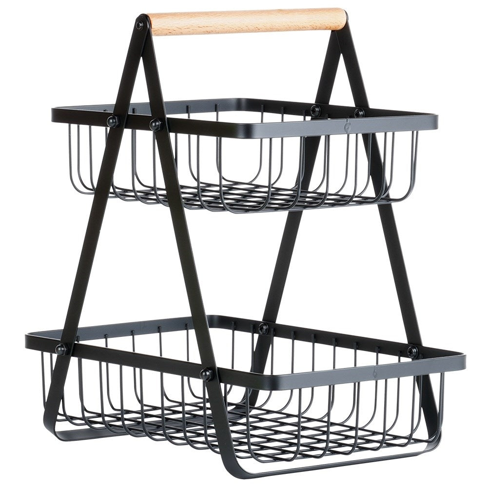 Loft Style Metal Basket for Fruits and Vegetables
