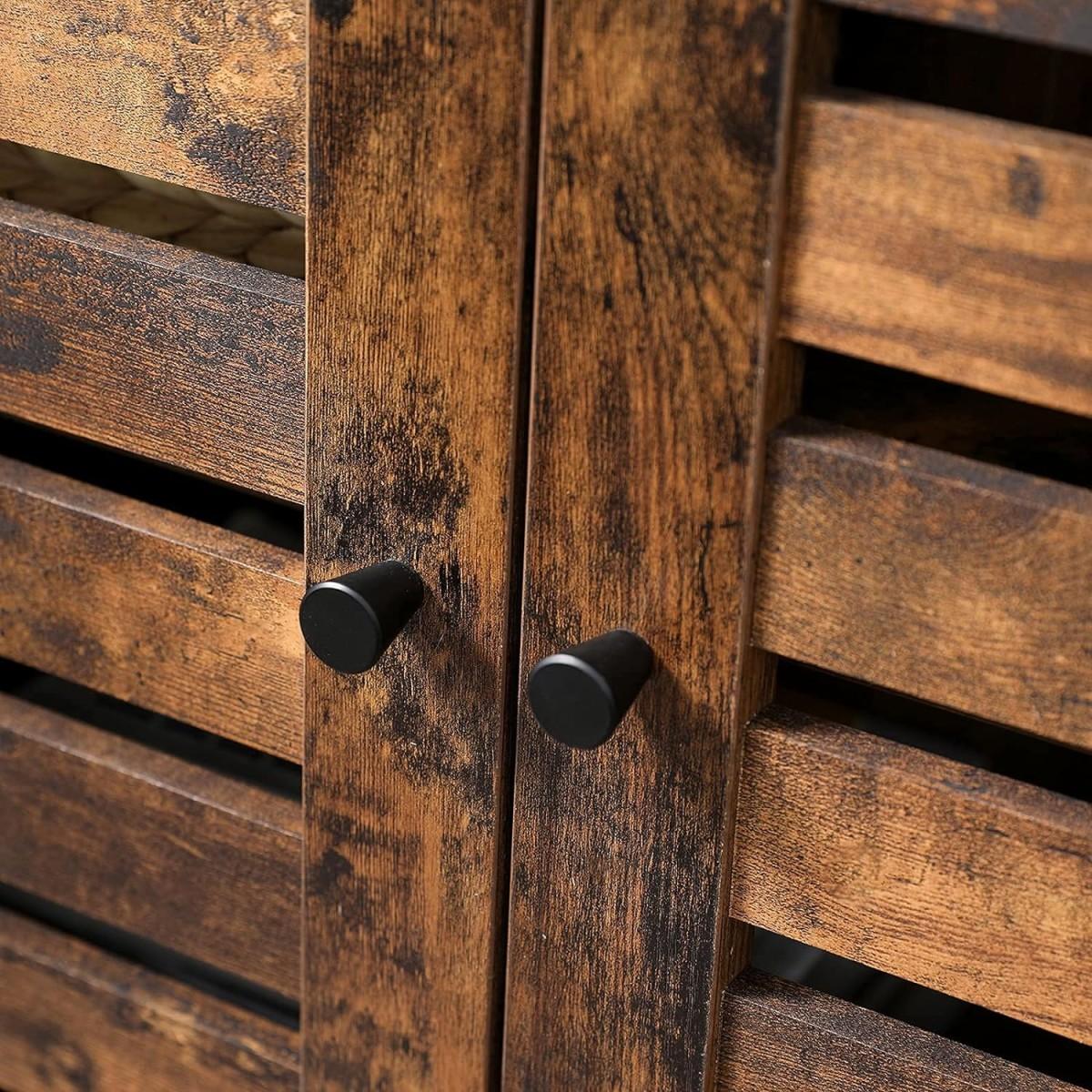 Loft bathroom cabinet, rustic brown