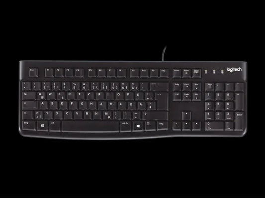 Logitech Keyboard K120, German - Black