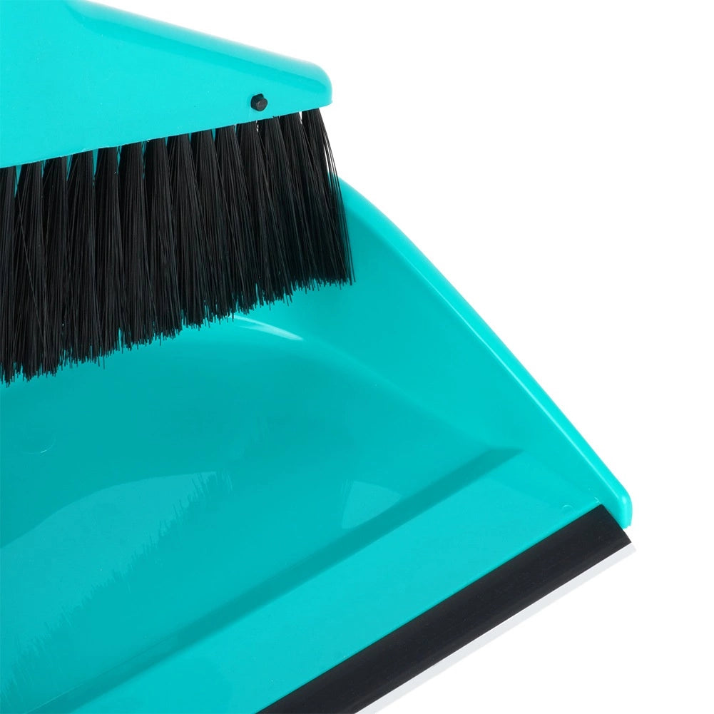Long Handled Dustpan and Brush Set – 95 cm, Rubber Tip