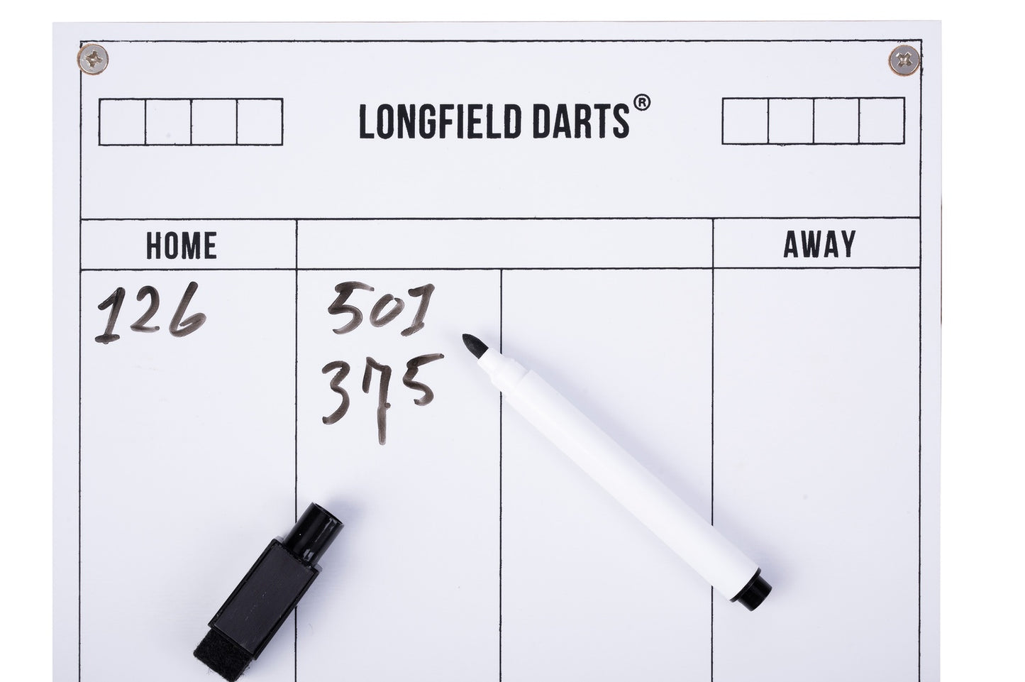 Longfield Darts Board, Cabinet And 2 Darts Sets