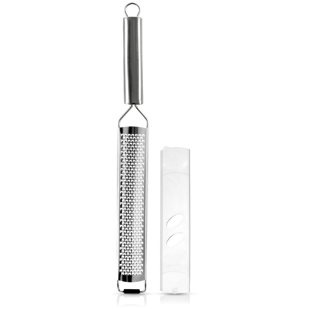 Long grater 38 cm - Stainless steel for cheese and spices