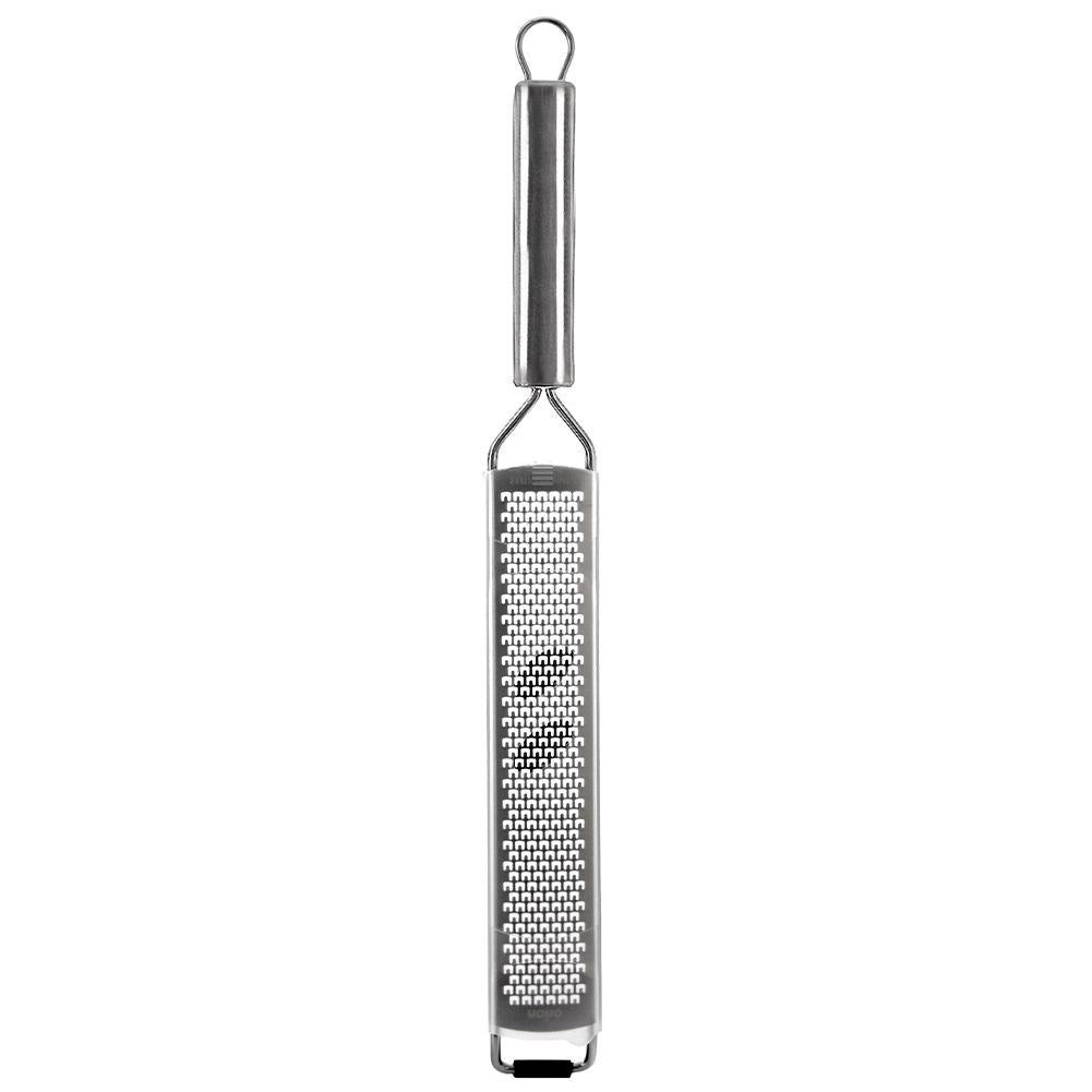 Long grater 38 cm - Stainless steel for cheese and spices
