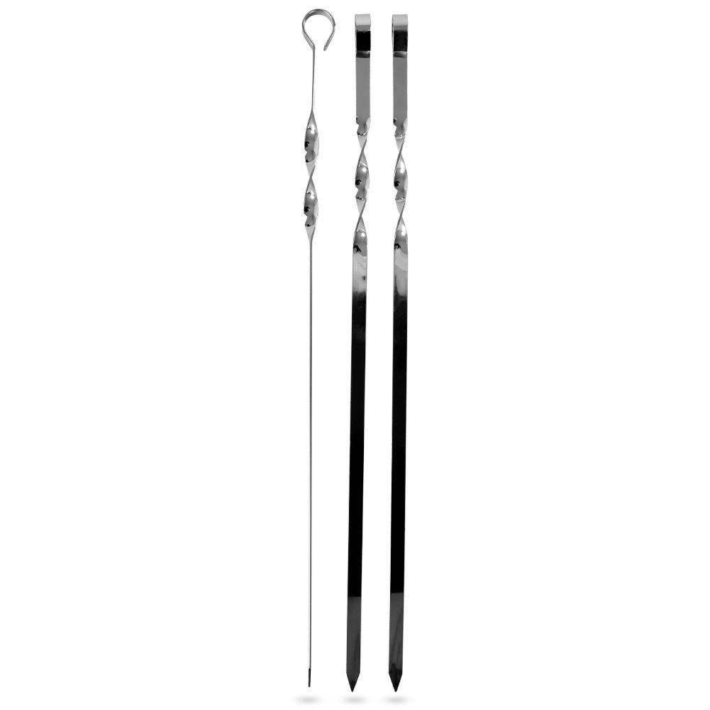 Long grill skewers 45 cm for vegetables and meat