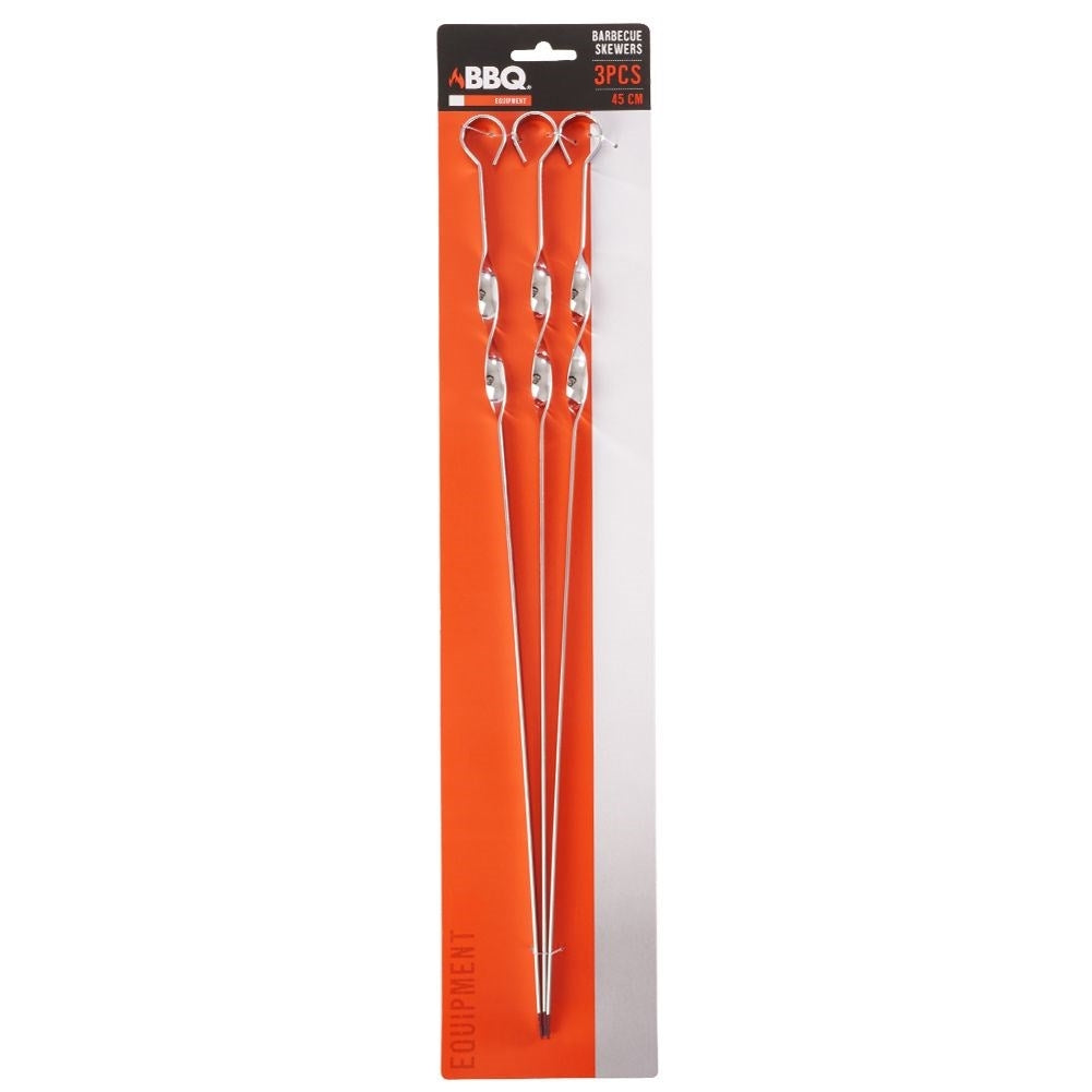 Long grill skewers 45 cm for vegetables and meat