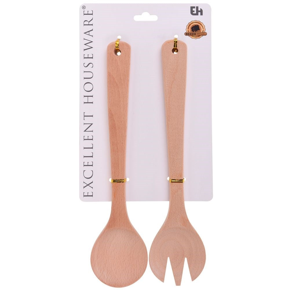 Long salad spoons: Prepare and serve easily.
