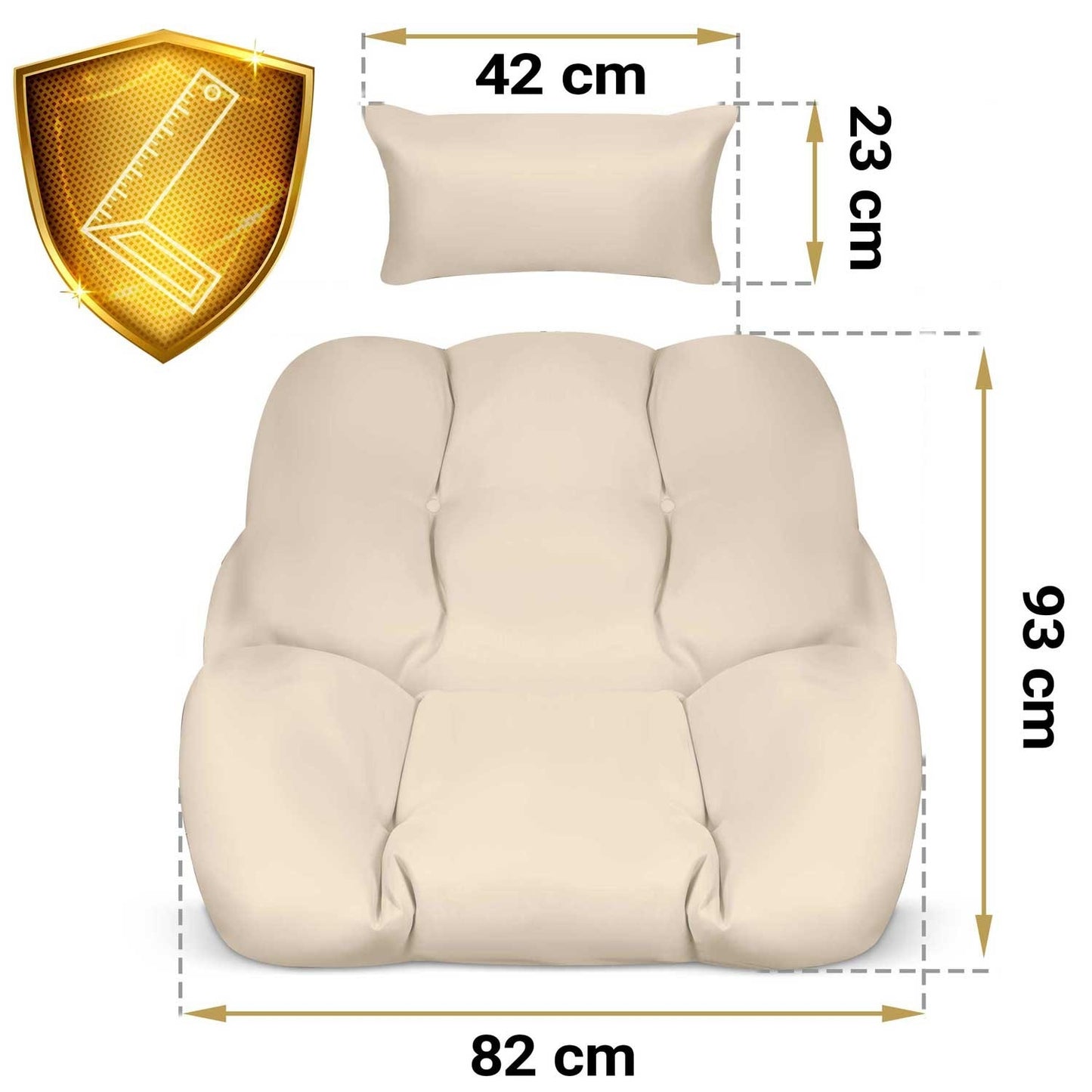 Luisiana Sofotel hanging chair cushion beige