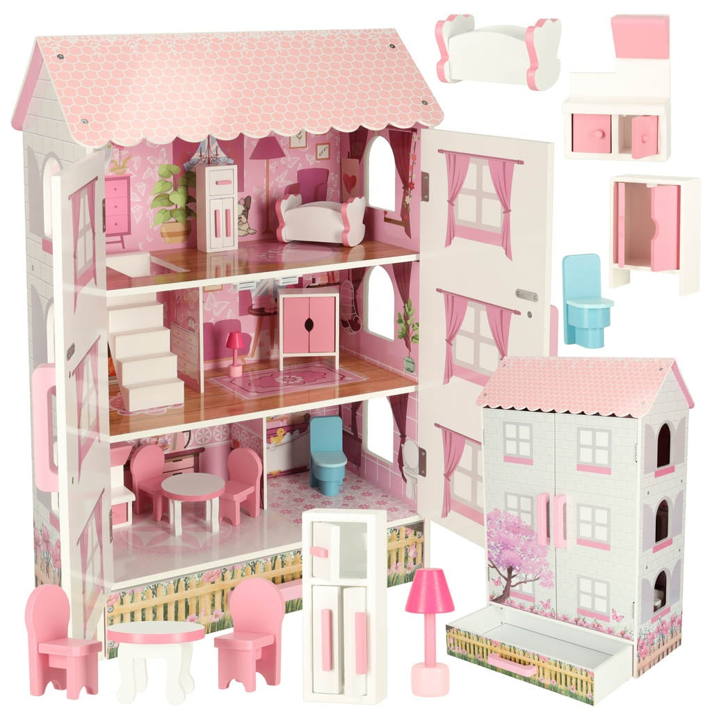 Lulilo Papilio dolls' house with drawer door