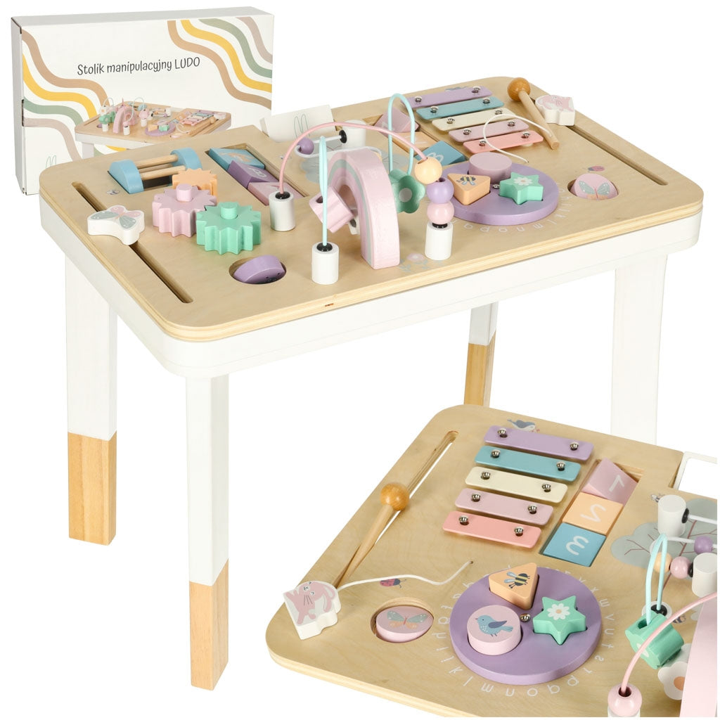 Lulilo montessori pastel manipulative table