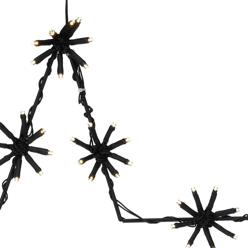 Luminous 50 cm Christmas star with 120 LED lights for inside and outside