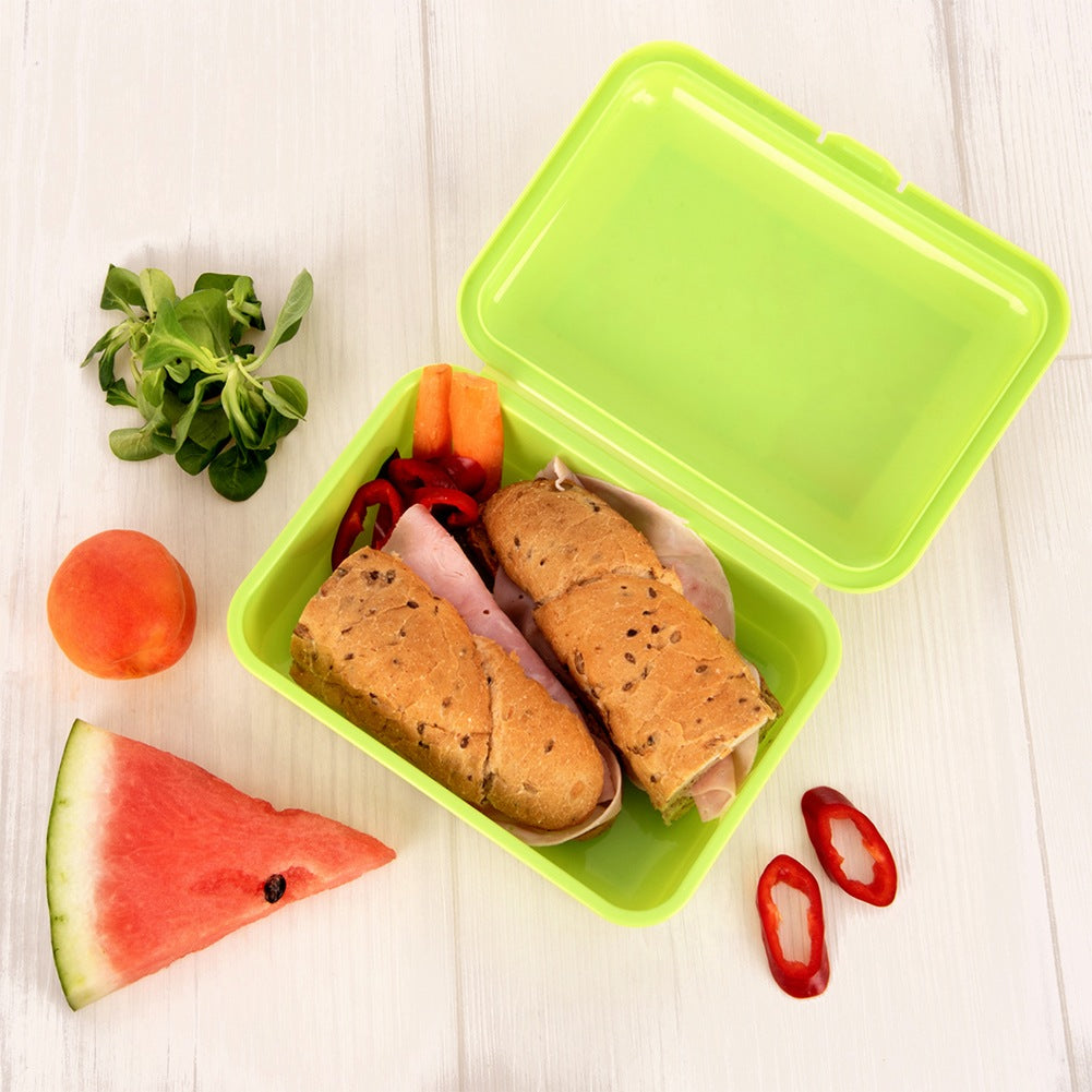 Lunch Box, Green Dog Cat Design, 750 ml