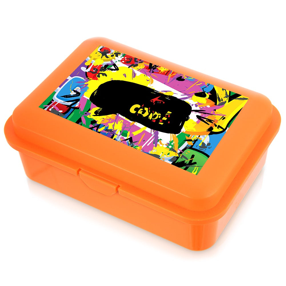 Lunch Box, Orange, 750 ml Capacity