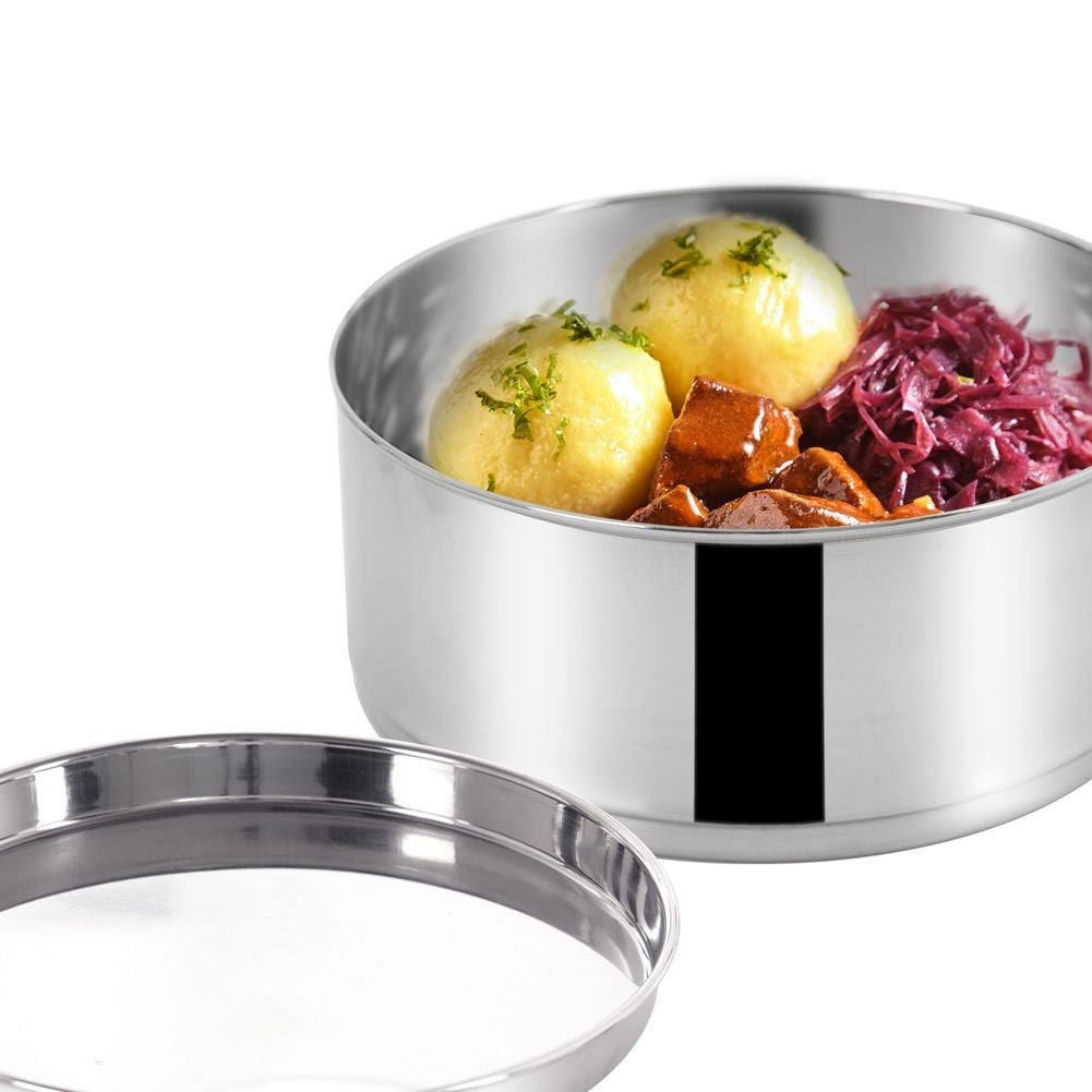 Lunchbox with 3 Containers in Stainless Steel