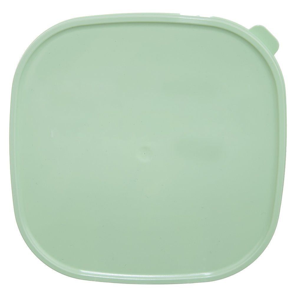 Lunch box with three containers and handle