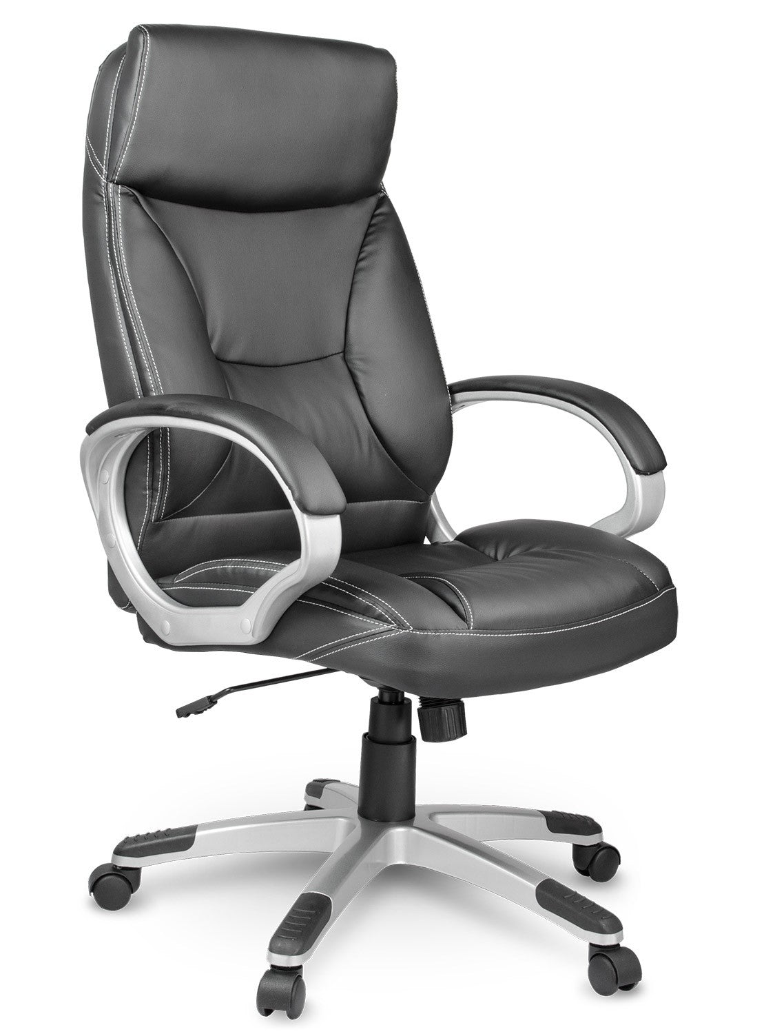Luxurious black leather office chair Sofotel EG-223