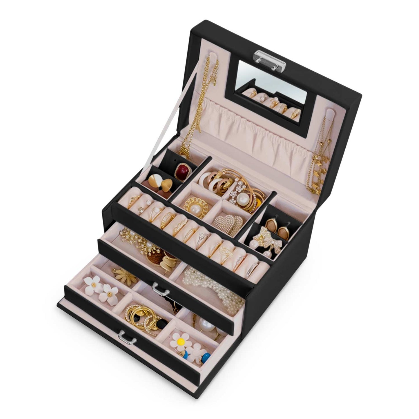 Luxury Jewelry Box MS-700 Massido - Black